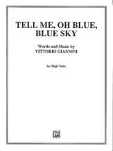 Tell Me, O Blue, Blue Sky Vocal Solo & Collections sheet music cover